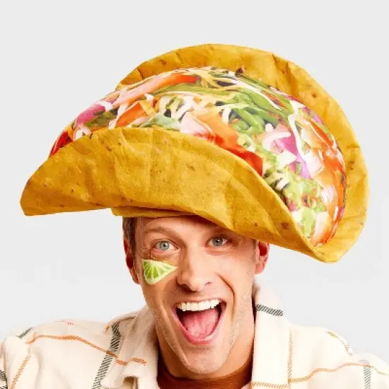 Adult Taco Hat Costume Headwear - Hyde and EEK! Boutique&trade; image {2}