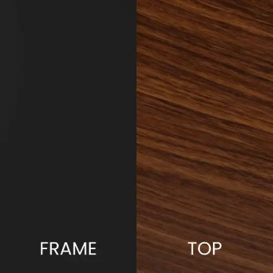 Flash Furniture Hampstead Collection End Table - Modern Laminate Accent Table with Crisscross Frame image {9}