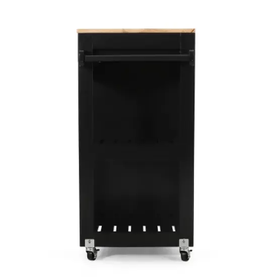 Telfair Kitchen Cart with Wheels - Christopher Knight Home image {3}