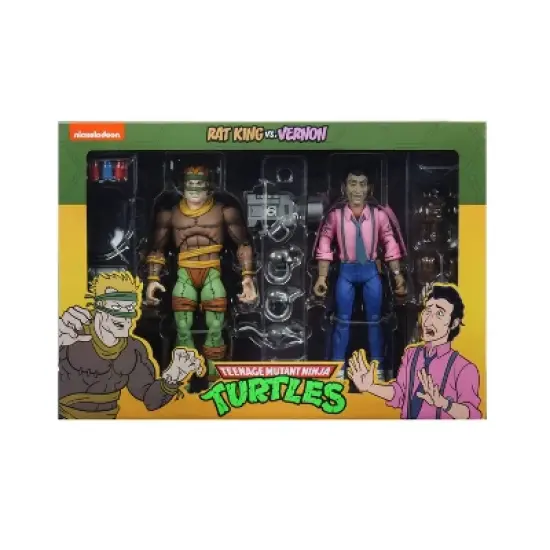 Teenage Mutant Ninja Turtles (Cartoon) - 7" Scale Action Figure - Rat King & Vernon 2 pack image {4}