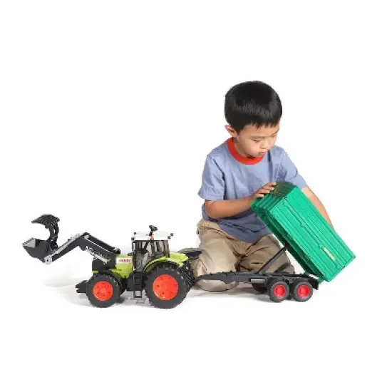 Bruder Tandem Axle Tipping Trailer with Removable Top image {4}