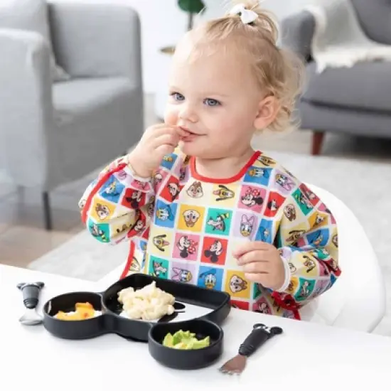 Disney Bumkins Longsleeve Bibs - Mickey and Friends image {1}