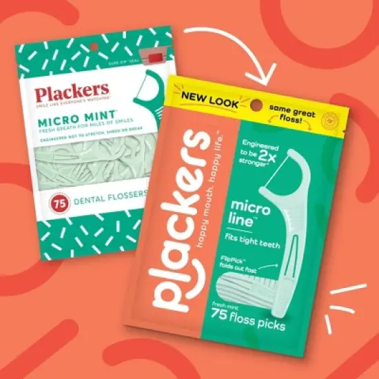Plackers Micro Mint Flossers image {1}