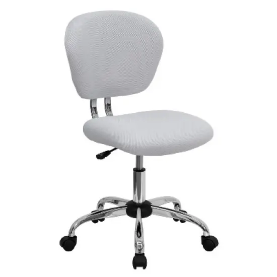 Mid Back Mesh Padded Swivel Task Office Chair - Flash Furniture image {15}