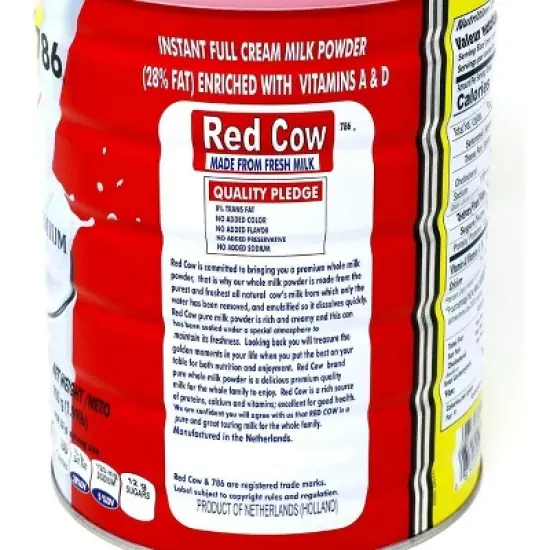 Red Cow Full Cream Milk Powder Made From Fresh Milk 900g image {3}