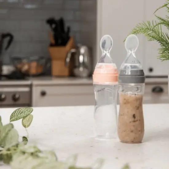 Haakaa Baby Feeding Spoon - Clear image {1}