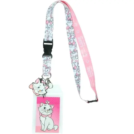Disney Aristocats Marie Because I'm a Lady Breakaway Lanyard ID Badge Holder image {5}