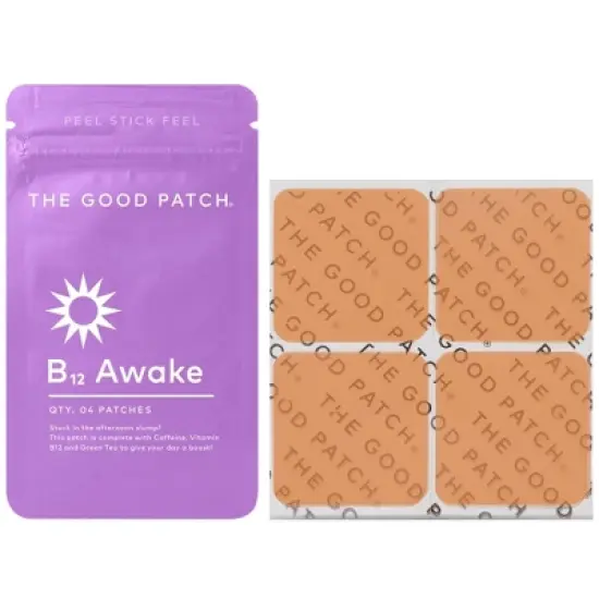 The Good Patch B12 Awake Plant-Based Vegan Wellness Patch - 4ct image {10}