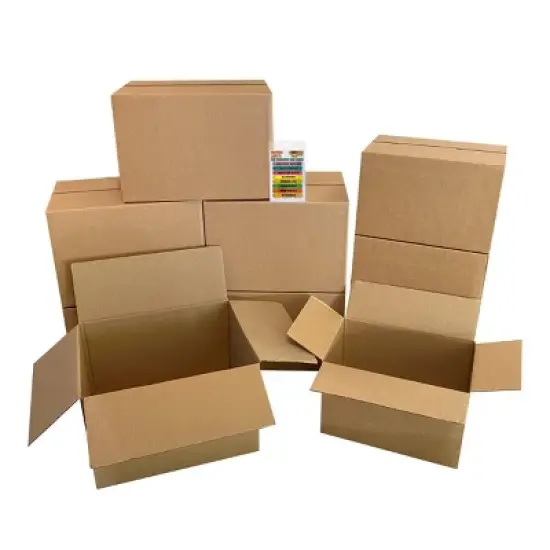 UBMOVE Moving Box Combo Pack - 4 Smalls, 6 Medium Moving Boxes, & Moving Labels image {4}