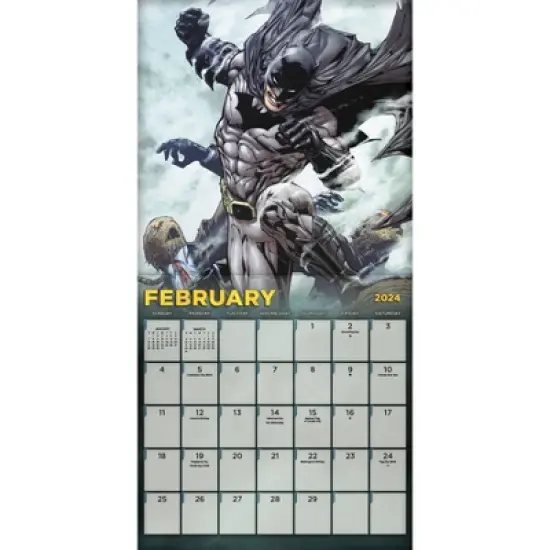 Trends International Inc. 2023-24 Wall Calendar 12"x12" DC Comics The Batman - Comic image {2}