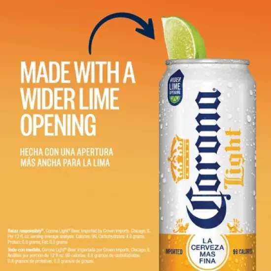 Corona Light Lager Beer - 12pk/12 fl oz Cans image {2}