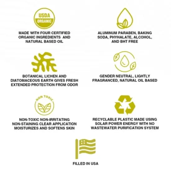 Aloe Fresh Deodorant by Herbal Clear Naturally  -  2.65 oz Stick image {2}