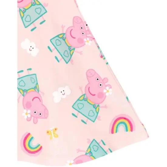 Peppa Pig Girls French Terry Skater Dress Toddler to Little Kid image {3}