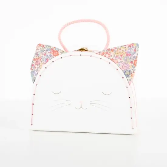 Meri Meri Floral Kitty Mini Suitcase Doll (Pack of 1) image {3}