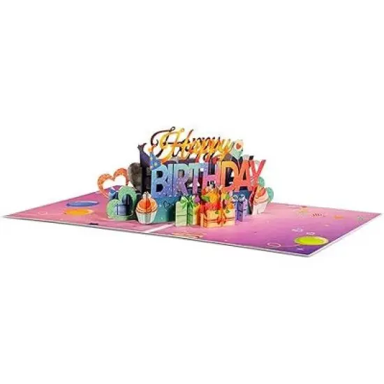 Paper Love Frndly 3D Happy Birthday Pop Up Card image {6}