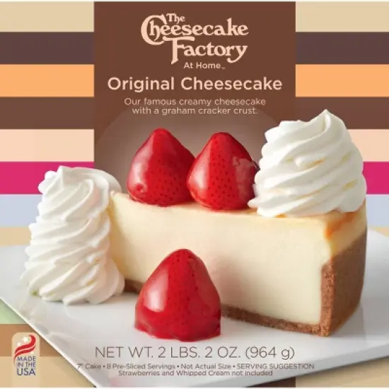 The Cheesecake Factory Frozen Original Cheesecake - 34oz image {2}