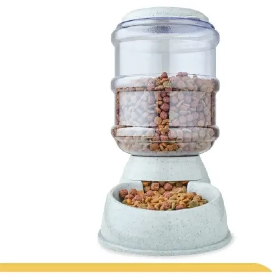 Noa Store Automatic Pet Feeder for Cats and Dogs - Gray image {2}