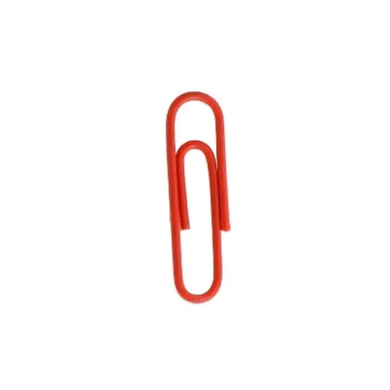 JAM Paper Colored Standard Paper Clips Small 1 Inch Red Paperclips 2185200A image {2}