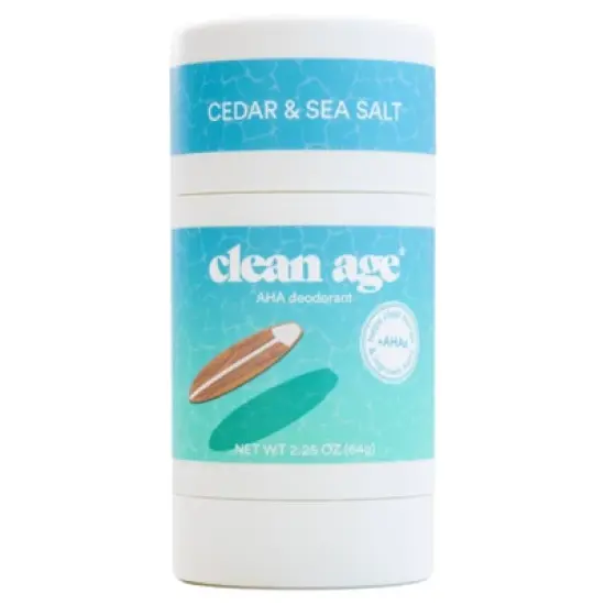 Clean Age Cedar & Sea Salt AHA Solid Deodorant for Teens - 2.25oz image {7}