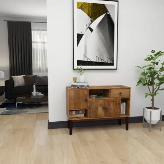 Modern Mango Wood Buffet Brown - Olivia & May image {14}