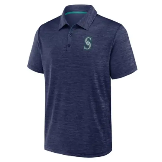 MLB Seattle Mariners Men's Heather Polo T-Shirt image {4}