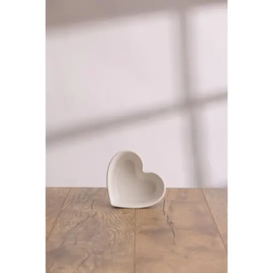 Mason Cash Rustic Charm Heart Baking Dish, 5.5" 375ml Mini Stoneware Oven Dish image {2}