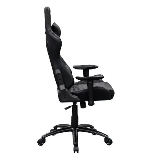 NicBex Adjustable Ergonomics Gaming Chair,360&deg; Swivel Office Chairs with Head&Lumbar Pillow,90&deg;-150&deg; Reclining Chair for Office&Home,300lbs Max,Black image {8}