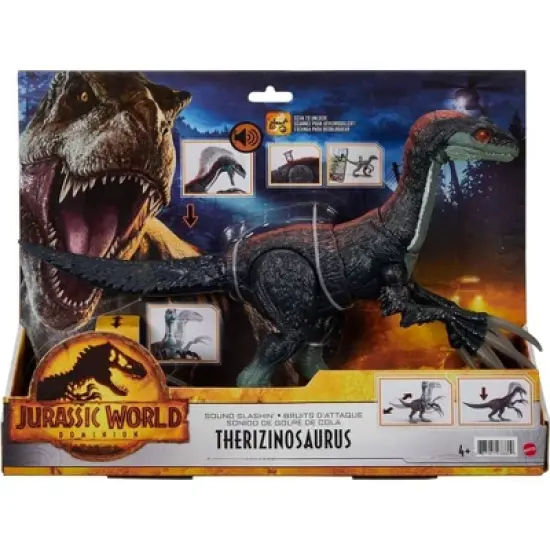 Jurassic World: Dominion Sound Slashin' Slasher Therizinosaurus Dino Figure image {4}
