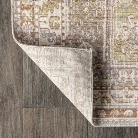 Darija Ornate Geometric Medallion Area Rug  - JONATHAN Y image {2}