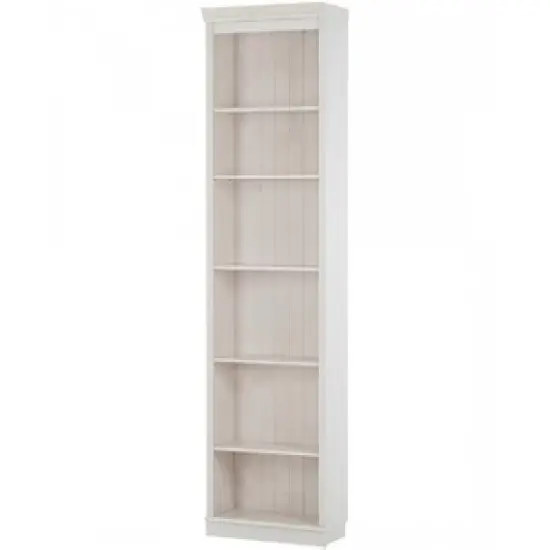 RealRooms Anita Solid Wood 6 Shelf Open Bookcase image {3}