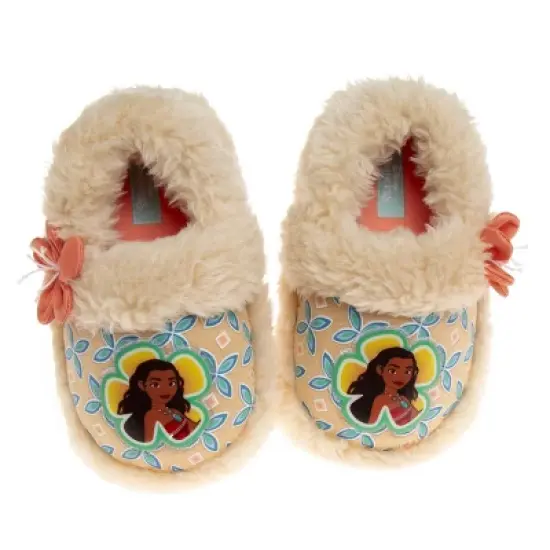 Disney Moana Sea Flower Toddler Girls' Dual Sizes Slippers image {1}