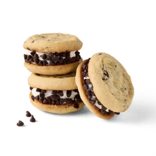 Chocolate Chip Soft Sandwich Cookies - 7.5oz/6ct - Favorite Day&trade; image {2}