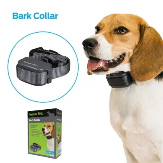 Premier Pet Bark Adjustable Collar - Black image {10}