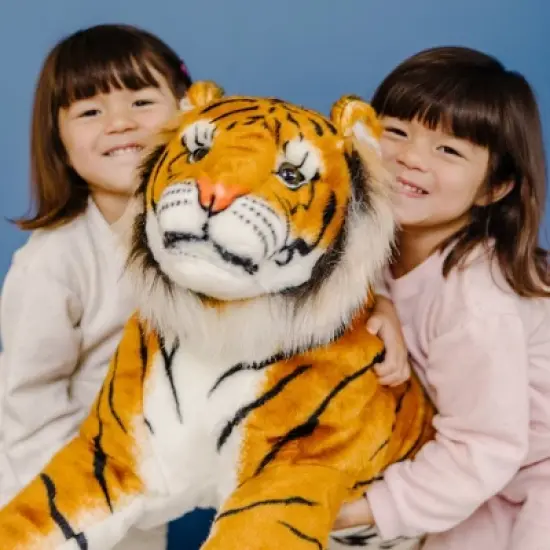 Melissa & Doug Siberian Tiger Stuffed Animal image {4}