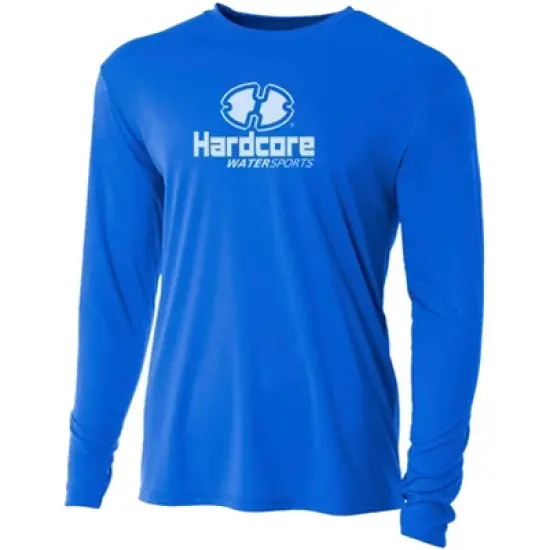 Hardcore Men's Long Sleeve Loose Fit Rash Guard Surf Shirt Water Sports Swimwear image {4}