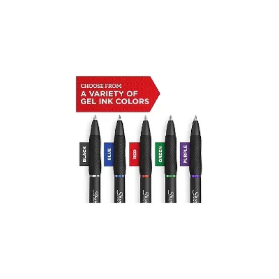 Sharpie S-Gel Retractable Gel Pen Medium Point Assorted Ink Dozen (2129832) image {1}