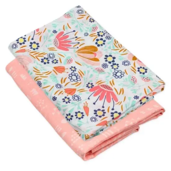 Honest Baby Organic Cotton Muslin Swaddle Blankets - 2pk image {8}