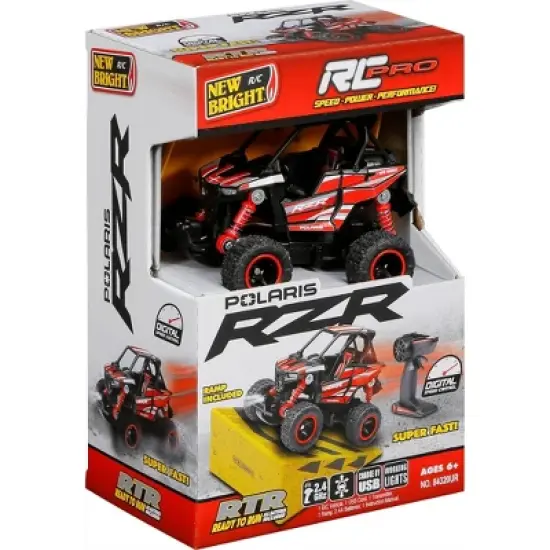New Bright RC Polaris Pro - 1:43 Scale: Remote Control ATV with Rechargeable Battery & LED Lights image {9}