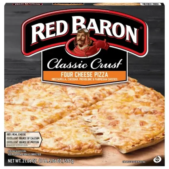 Red Baron Four Cheese Classic Crust Frozen Pizza - 21.06oz image {9}