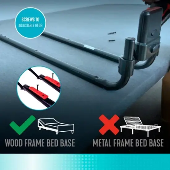 Able Life Click-N-Go Extendable Bed Rail image {3}