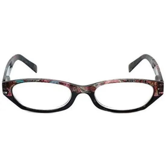 Calabria 4377 Reading Glasses with Floral Designs & Matching Case image {5}