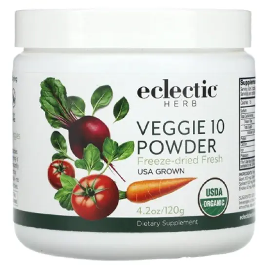 Eclectic Herb Veggie 10 Powder, 4.2 oz (120 g) image {4}