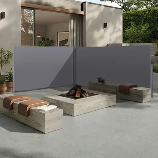 DSVIMOY Awnings, Retractable Side Screen Awning, Patio Privacy Screen for Garden, Balcon image {7}