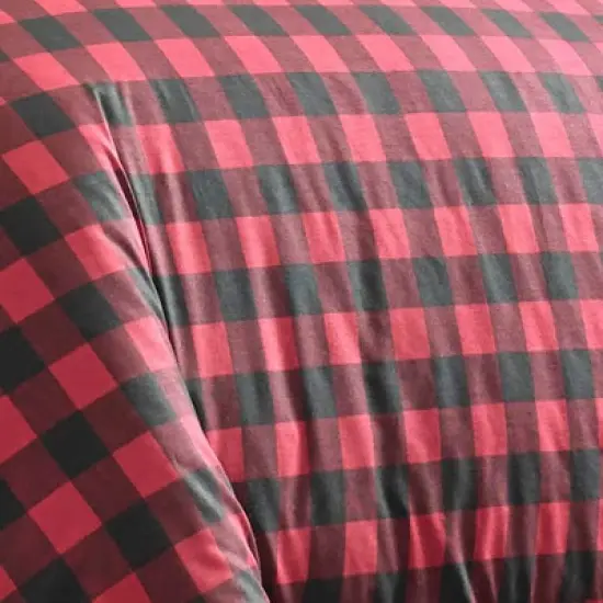 Mountain Plaid Duvet Cover And Sham Set Red - Eddie Bauer&reg; image {5}
