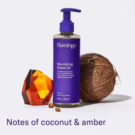 Flamingo Women's Nourishing Shaving Oil for Sensitive Skin - 8 fl oz image {4}