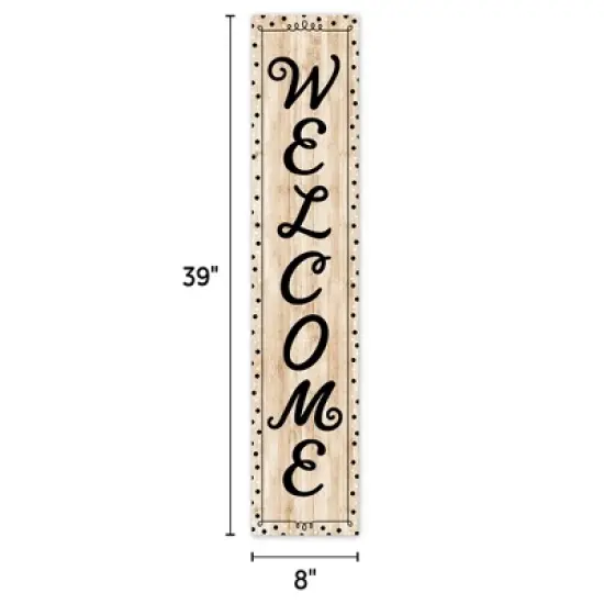 Creative Teaching Press&reg; Black, White, and Wood Welcome Banner, 8" x 39", Pack of 2 image {3}