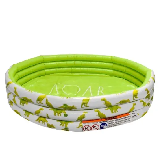 CocoNut Float Rae Dunn 54" Mini/Kiddie Pool - Dinosaur Pattern - ROAR image {2}