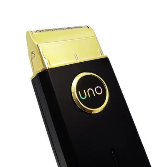Uno Travel Sized Single USB Rechargeable Men's Foil Shaver, Black image {1}