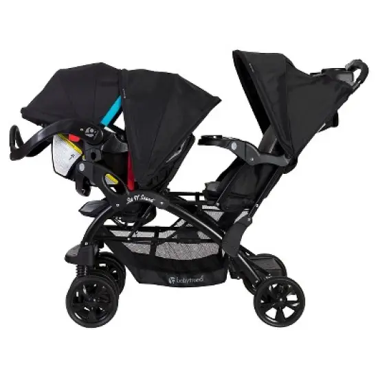 Baby Trend Sit N' Stand Double Stroller - Moonstruck image {1}