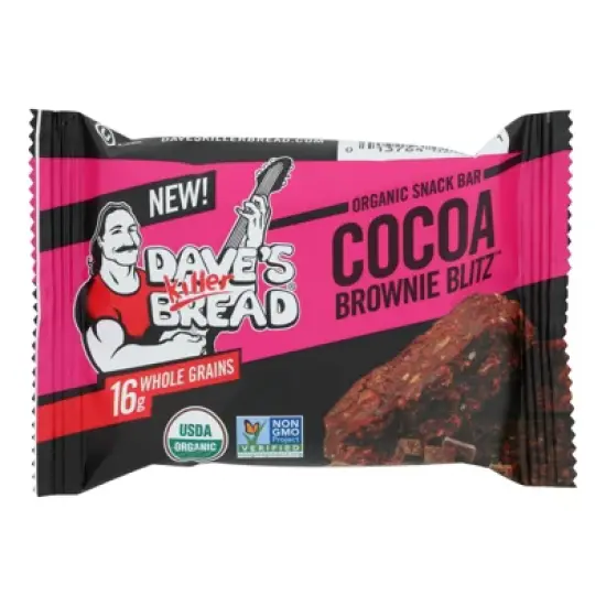Dave's Killer Bread Organic Cocoa Brownie Blitz Bar - 12 bars, 1.75 oz image {1}